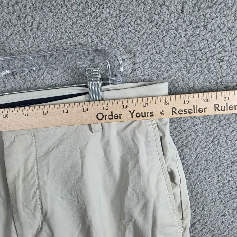 Vineyard Vines On The Go Pants Mens 36x30 Beige OTG Performance Stretch Chino